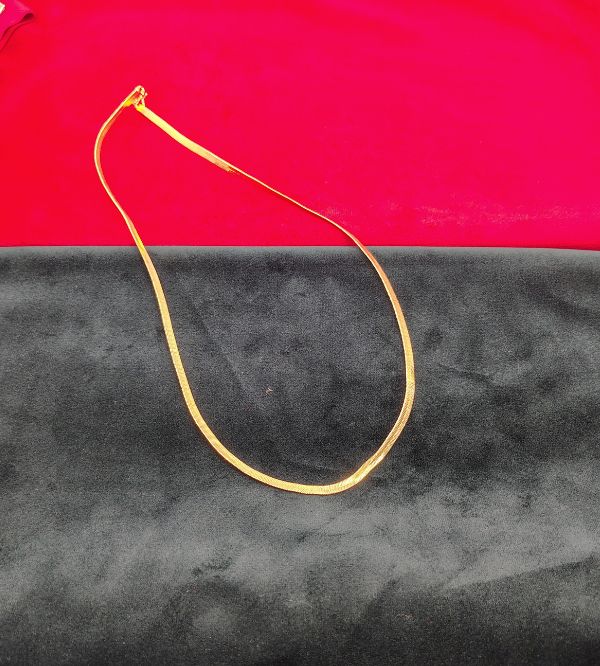 Chain -Classic 1gm Gold Forming Plain Chain