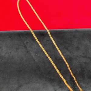 chain classic 1gm gold forming rectangle link chain (unisex)