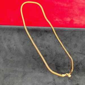 chain premium 1gm gold forming snake chain (unisex)